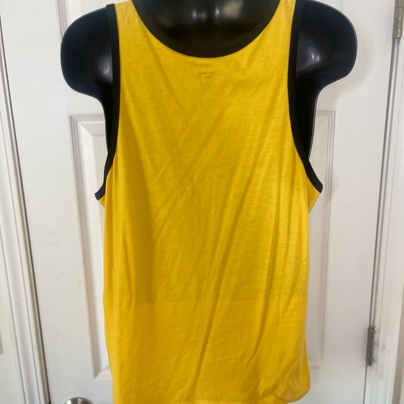 Yellow Cartoon Character Kids Tank Top - Picture 2 of 3